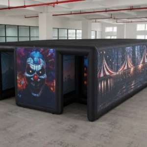 Commercial Inflatable Maze - Haunted Circus Double Passage - product view 1
