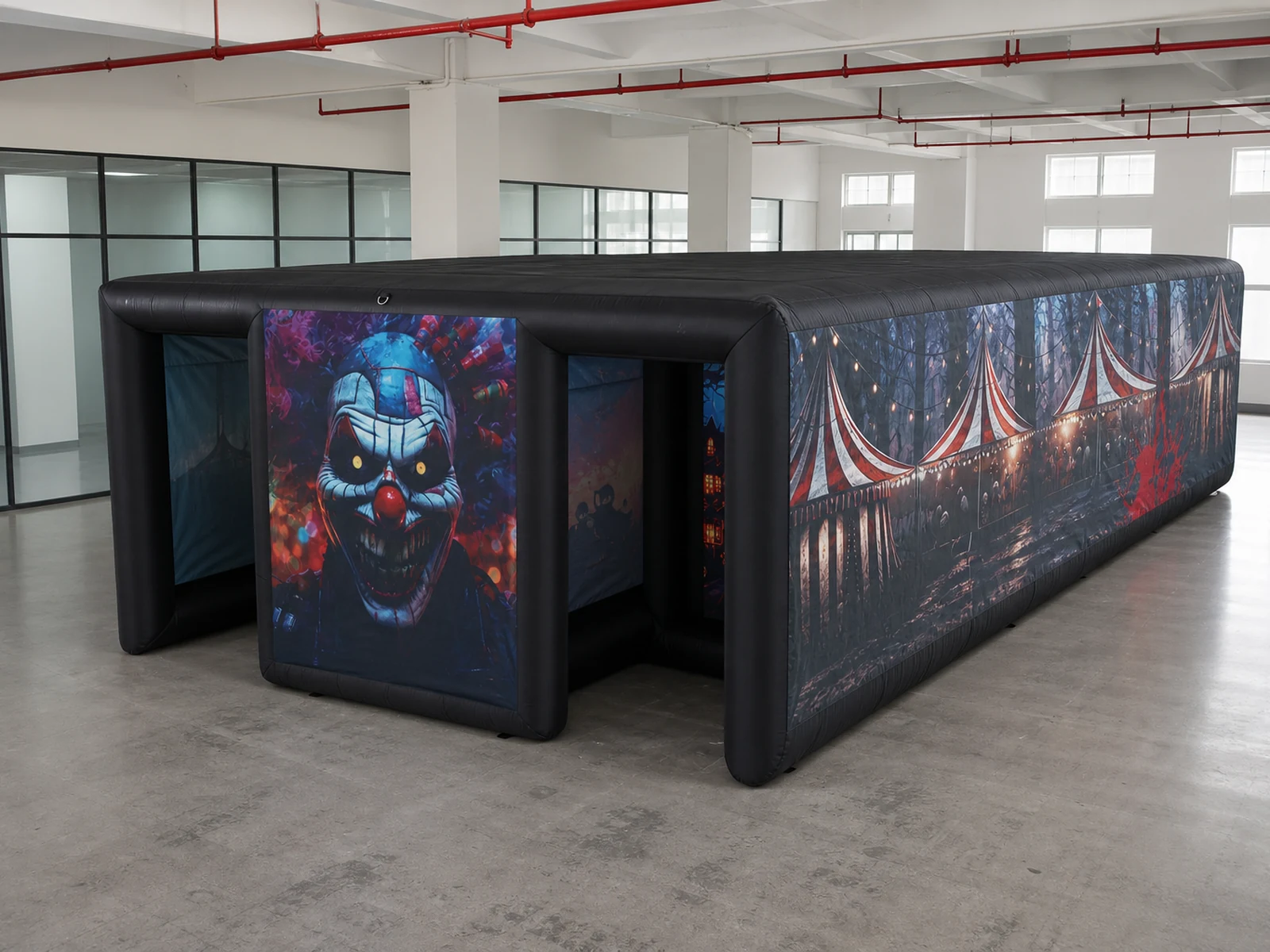 Commercial Inflatable Maze - Haunted Circus Double Passage - product view 1