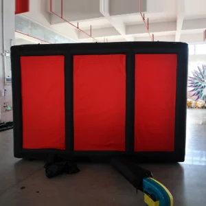 Commercial Inflatable Maze - Plain Red Black Double Passage - product view 8
