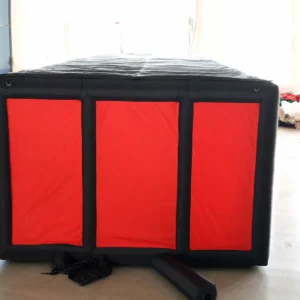Commercial Inflatable Maze - Plain Red Black Double Passage - product view 7