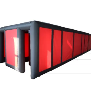 Commercial Inflatable Maze - Plain Red Black Double Passage - product view 10
