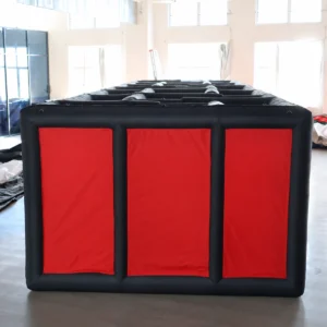 Commercial Inflatable Maze - Plain Red Black Double Passage - product view 6