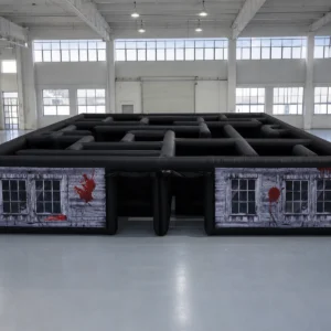 Commercial Inflatable Maze - Gray Blood Window Central Entry 12m - product view 3