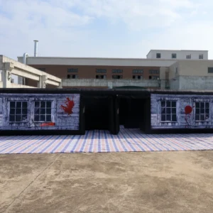 Commercial Inflatable Maze - Gray Blood Window Central Entry 12m - product view 9