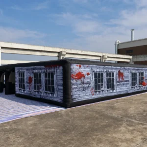 Commercial Inflatable Maze - Gray Blood Window Central Entry 12m - product view 6