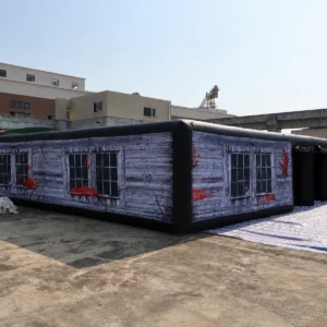 Commercial Inflatable Maze - Gray Blood Window Central Entry 12m - product view 7