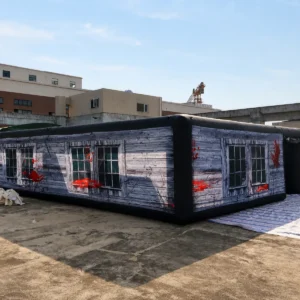 Commercial Inflatable Maze - Gray Blood Window Central Entry 12m - product view 8