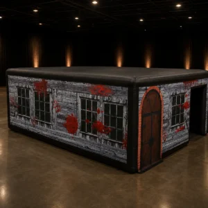 Commercial Inflatable Maze - Haunted Circus Flat Roof - 4 x 6m - P032 - product view 3