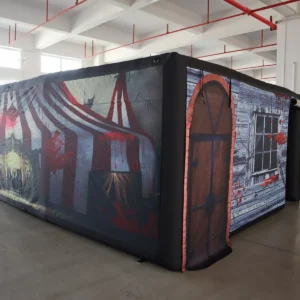 Commercial Inflatable Maze - Haunted Circus Flat Roof - 4 x 6m - P032 - product view 6