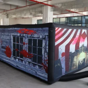 Commercial Inflatable Maze - Haunted Circus Flat Roof - 4 x 6m - P032 - product view 9