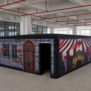 Commercial Inflatable Maze - Haunted Circus Flat Roof - 4 x 6m - P032 - product view 1