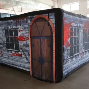 Commercial Inflatable Maze - Haunted Circus Flat Roof - 4 x 6m - P032 - product view 7