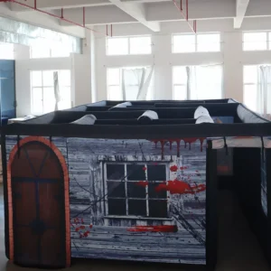 Commercial Inflatable Maze - Haunted Circus Flat Roof - 4 x 6m - P032 - product view 4