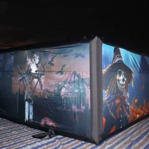 Commercial Inflatable Maze - Blue Scarecrow Covered - product view 6