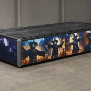 Commercial Inflatable Maze - Blue Scarecrow Covered - product view 2