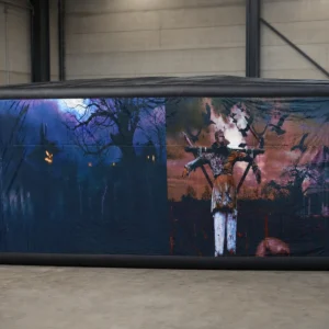 Commercial Inflatable Maze - Blue Scarecrow Covered - product view 8