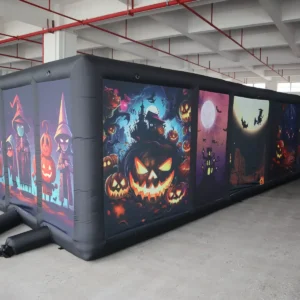 Commercial Inflatable Maze - Pumpkin Panel Open Top - product view 9