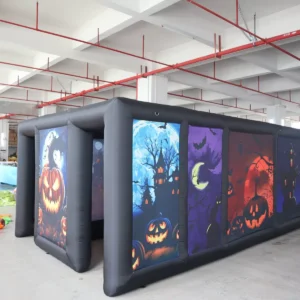 Commercial Inflatable Maze - Pumpkin Panel Open Top - product view 5