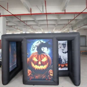 Commercial Inflatable Maze - Pumpkin Panel Open Top - product view 2