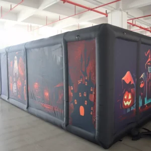 Commercial Inflatable Maze - Pumpkin Panel Open Top - product view 10
