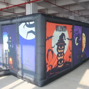 Commercial Inflatable Maze - Purple Pumpkin Open Top - product view 2