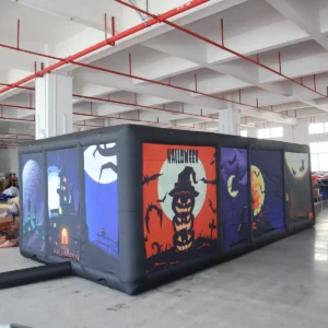 Commercial Inflatable Maze - Purple Pumpkin Open Top - product view 6
