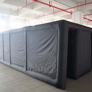 Commercial Inflatable Maze - Plain Black Open Top - 3 x 10m - P037 - product view 6