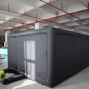Commercial Inflatable Maze - Plain Black Open Top - 3 x 10m - P037 - product view 10