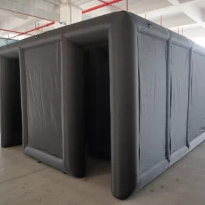 Commercial Inflatable Maze - Plain Black Open Top - 3 x 10m - P037 - product view 7