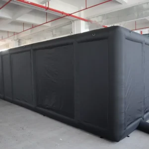 Commercial Inflatable Maze - Plain Black Open Top - 3 x 10m - P037 - product view 9