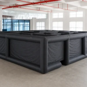 Commercial Inflatable Maze - Plain Black Square Open Top - product view 8