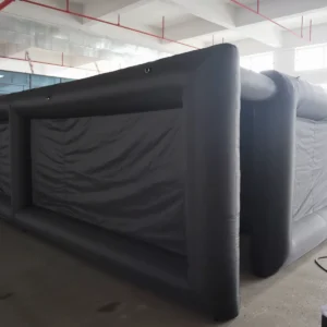 Commercial Inflatable Maze - Plain Black Square Open Top - product view 6