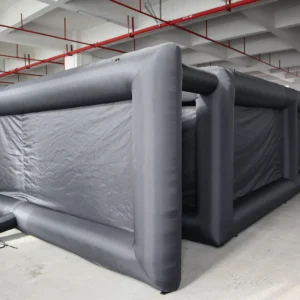 Commercial Inflatable Maze - Plain Black Square Open Top - product view 2