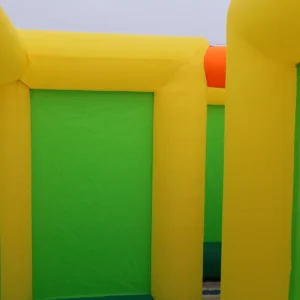 Commercial Inflatable Maze - Yellow Green Open Top - 8 x 8m - P040 - product view 10