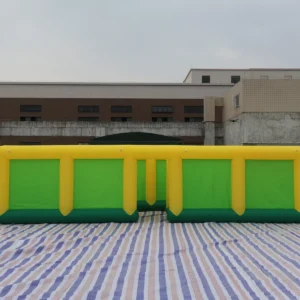 Commercial Inflatable Maze - Yellow Green Open Top - 8 x 8m - P040 - product view 5