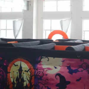 Commercial Inflatable Maze - Dual Orange Arch Pumpkin - product view 8