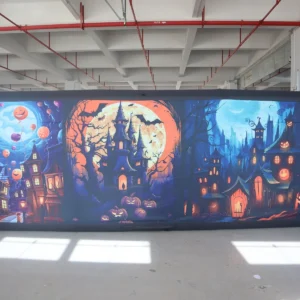 Commercial Inflatable Maze - Dual Orange Arch Pumpkin - product view 9