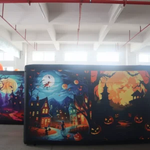 Commercial Inflatable Maze - Dual Orange Arch Pumpkin - product view 6
