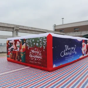 Commercial Inflatable Maze - Christmas Theme with Removable Flat Cover - product view 5
