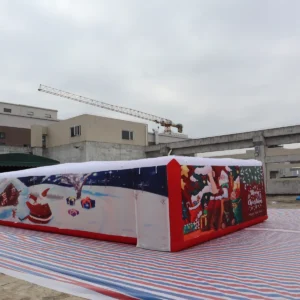 Commercial Inflatable Maze - Christmas Theme with Removable Flat Cover - product view 7