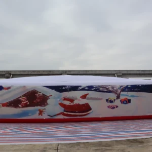 Commercial Inflatable Maze - Christmas Theme with Removable Flat Cover - product view 6