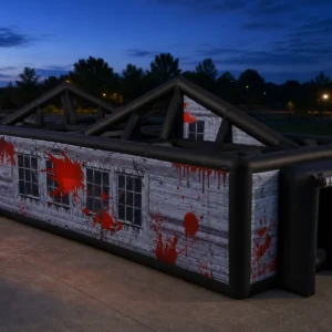 Commercial Inflatable Maze - Haunted House Open Gable Frame - product view 3
