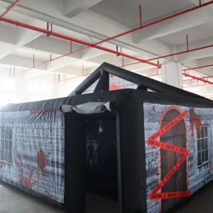 Commercial Inflatable Maze - Haunted House Open Gable Frame - product view 2
