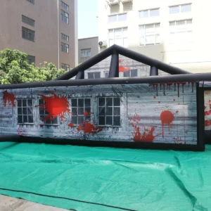Commercial Inflatable Maze - Haunted House Open Gable Frame - product view 5