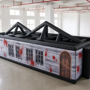 Commercial Inflatable Maze - Haunted House Open Gable Frame - product view 1