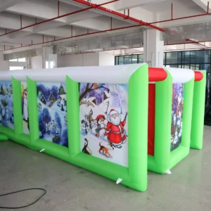 Commercial Inflatable Maze - Christmas Open Top 6x6x2m - 6 x 6 x 2m - P046 - product view 2