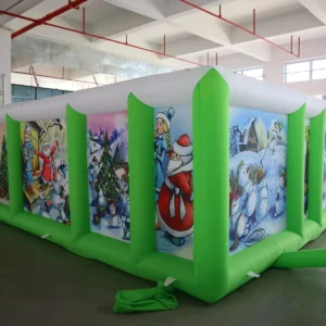 Commercial Inflatable Maze - Christmas Open Top 6x6x2m - 6 x 6 x 2m - P046 - product view 3