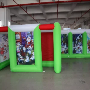 Commercial Inflatable Maze - Christmas Open Top 6x6x2m - 6 x 6 x 2m - P046 - product view 1