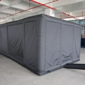 Commercial Inflatable Maze - Plain Black with Removable Cover - product view 5