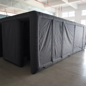 Commercial Inflatable Maze - Plain Black with Removable Cover - product view 4